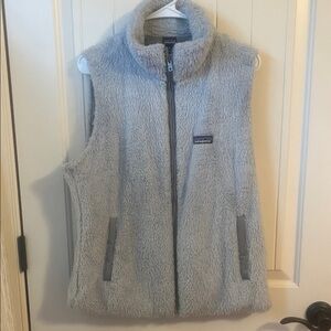 Patagonia Light Gray Fleece Vest